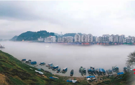 平流霧美景 